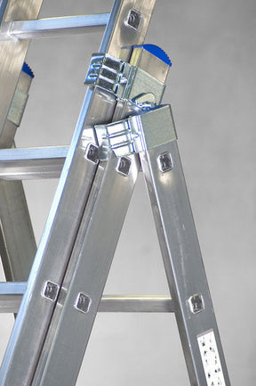 2,5M Scala in alluminio a 3 tronchi