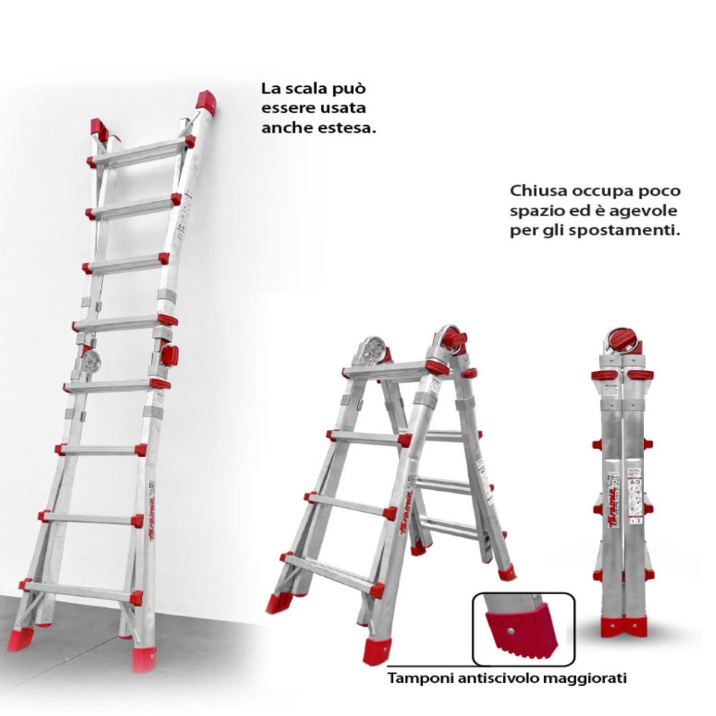 4,7M Scala alluminio telescopica