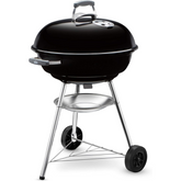 Barbecue con, griglia e coperchio, nero