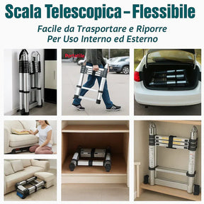 5M Scala Alluminio Telescopica