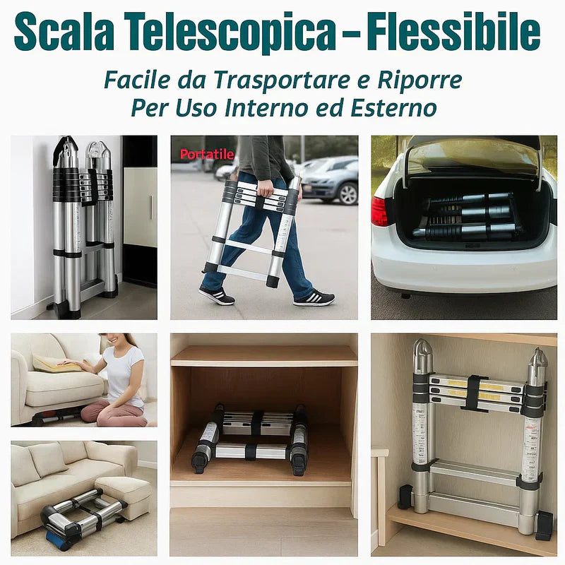 5M Scala Alluminio Telescopica