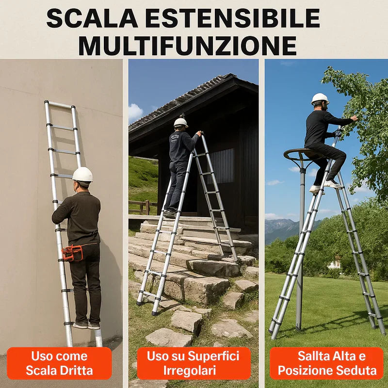 5M Scala Alluminio Telescopica